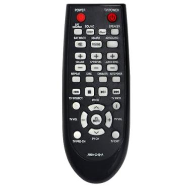 Imagem de AH59-02434A Ajuste remoto substituído para Samsung Sound Bar Home Theater HWE450 HWE450C HWE550 HWE551 PSWE450 HW-E450/ZA HW-E450C/ZA HW-E550/ZA HW-E551/ZA