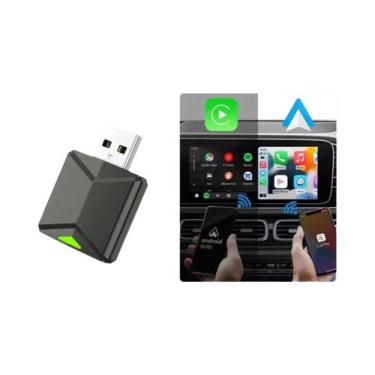 Imagem de Adaptador CarPlay Android Auto Com Fio E Sem Fio 2 Em 1 XUDA Suprermin