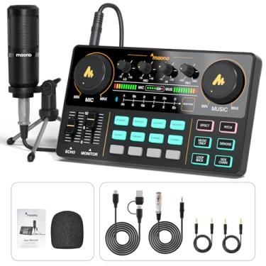 Imagem de Kit Mesa de som e microfone Maono Caster Lite