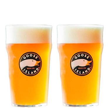 Imagem de 2 Copos de cerveja Goose Island 470ml
