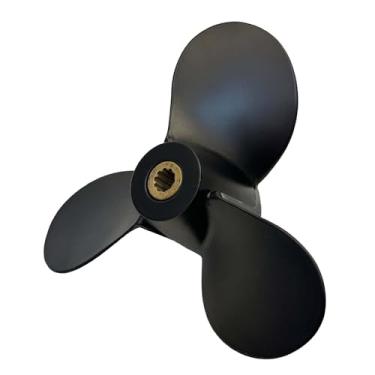 Imagem de Hélice de barco 7 1/2 x 7 para motor de popa Suzuki DF4A DF5A DF6A DF4 DF5 DF6 Hélice de motor estriado de 10 dentes 4HP 5HP 6HP 58110-91JN0-019