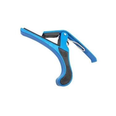 Imagem de Capotraste emborrachado violao guitarra C/ Haste Longa Azul Dolphin 10