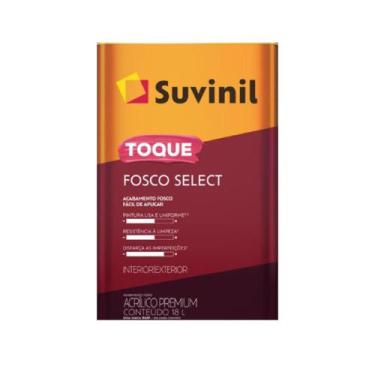 Imagem de Tinta Acrilica Toque Fosco Select 18 lts Suvinil Cromio