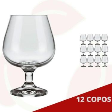 Imagem de 12 Taça Conhaque Nadir 330ML Licor Luxo Eventos Água Suco - NADIR FIGU