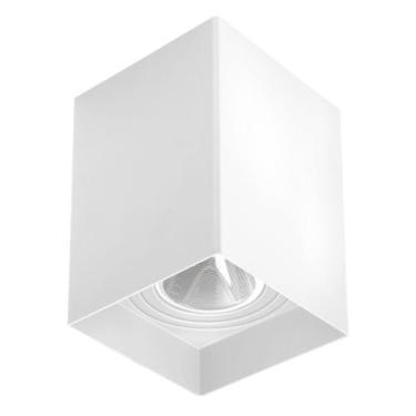 Imagem de Spot de Sobrepor Quadrado Branco MR16 GU10 Direcionável 12x8 - Lumanti