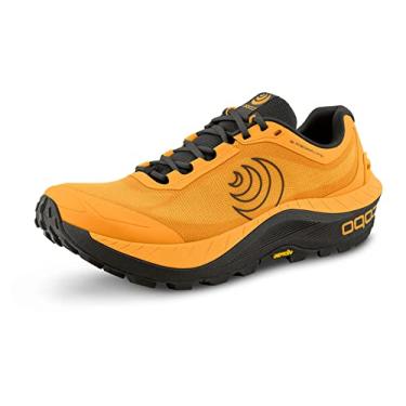 Imagem de Topo Athletic Tênis de corrida masculino MTN Racer 3 confortável, leve e leve de 5 mm, tênis atlético para corrida em trilha, Manga/Espresso, 44