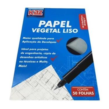 Imagem de Papel vegetal liso contém 50 fls da KAZ - princesa