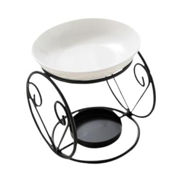 Imagem de Ｂｅｓｇａ Queimador de óleo essencial de cerâmica, aquecedor de derretimento, difusor perfumado, forno, suporte para velas, para armário, decoração de ioga, Preto