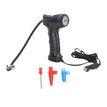 Imagem de Inflador de pneus com fio 360 graus Bomba de pneu de carro portátil rotativa com luz LED para veículos piscinas infláveis ​​Abs Material ABS 11.1V