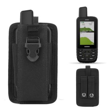 Imagem de Covthch Compatível com Garmin eTrex 10/20 / 20x / 30x / 22x / 32x / SE Worldwide Rugged Handheld GPS, capa coldre compatível com Garmin Montana 700i / 700 / 750i GPS portátil / navegador robusto