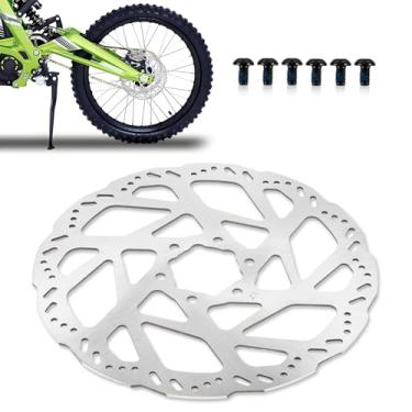 Imagem de PSLER Rotores de freio traseiro atualizados para Sur-Ron Light Bee X/S, Segway X160 / X260, com diâmetro de 203 mm e espessura de 2,1 mm