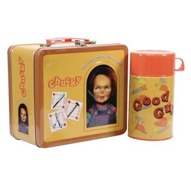 Imagem de Surreal Entertainment Child's Play Chucky Good Guys Tin Lunch Box with Beverage Container