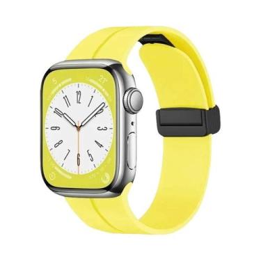 Imagem de Pulseira Magnética De Silicone De 49mm 45mm Para Apple Watch Ultra Sér