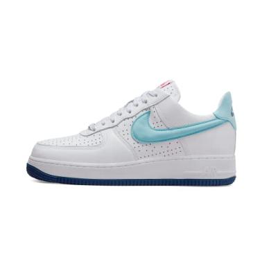 Imagem de Nike Tênis masculino Air Force 1 Low/pr Day, Branco/azul-celeste, 14