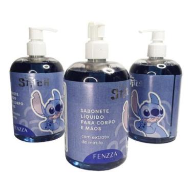 Imagem de SABONETE LIQUIDO PARA CORPO E MAOS STITCH COM MIRTILO 500ml - FENZZA