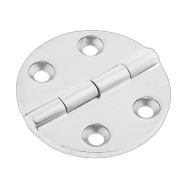 Imagem de Dobradiça Em Aço Inox Redonda 64 X 64 X 4Mm