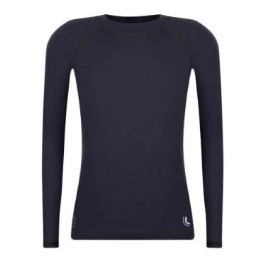 Imagem de Camiseta Infantil Unissex Manga Longa Lupo Kids 73100-001, Preto, 14