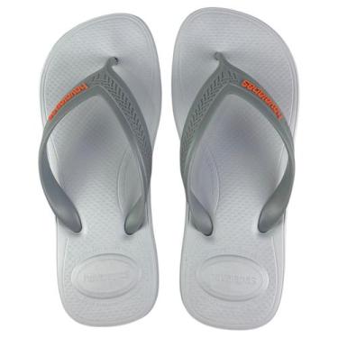 Imagem de Chinelo Havaianas Masculino Havaianas Top Max Comfort, Cinza, Gelo, 37