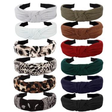 Imagem de Bandanas VELSCRUN Flower, pacote com 12, antiderrapantes, largas para 