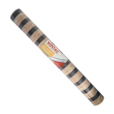 Imagem de Plástico Adesivo Texturizado De Madeira Escura Ripado