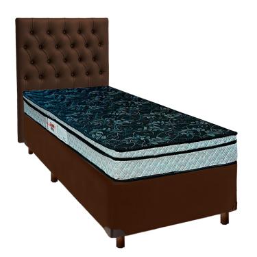 Imagem de Kit Cama Box + Cabeceira + Colchão Solteiro D28 - Conforto - Paropas