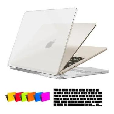 Imagem de Kit Capa Case Compatível Com Macbookk PRO 15 A1707 A1990 Touchbar Fabr
