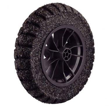 Imagem de Roda 8 Para Carrinho De Mão Tramontina Plástica Com Pneu Maciço Em Borracha Macia