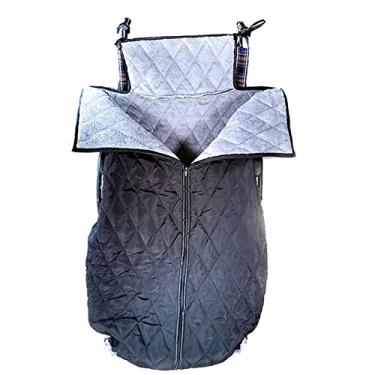 Imagem de Cobertores de cadeira de rodas para adultos, cobertor quente para cadeira de rodas à prova de vento cobertor aquecedor de cadeira de rodas para idosos clima frio/preto/66 * 130 cm