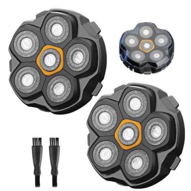 Imagem de Cabeça de barbear de reposição SOLASKY 6 Blade Magnetic x2 para homens