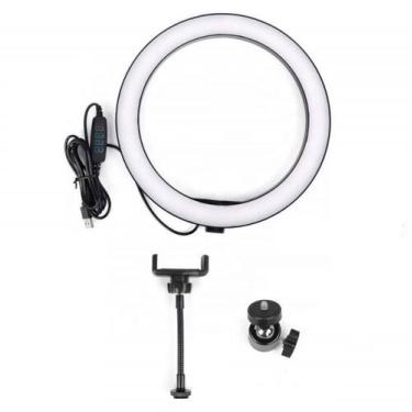 Imagem de Ring Light 10" c/Suporte Universal p/Celular Samsung,Iphone - Aj Som A