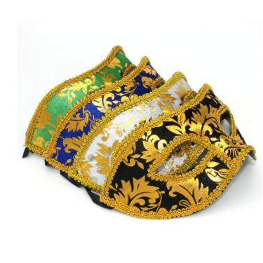 Imagem de Máscara De Gala Masculina Veneza Luxo