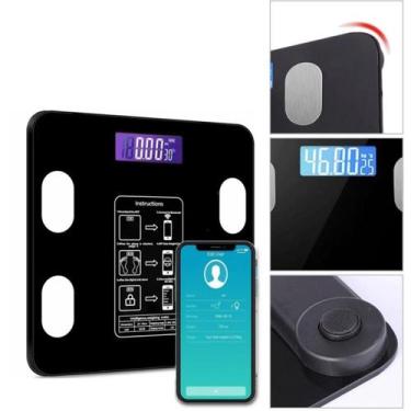 Imagem de Balança Bioimpedância Balança Digital Corporal Bluetooth - Clink
