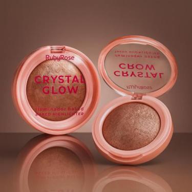 Imagem de Iluminador Facial Efeito Bronzeado Crystal Glow Ruby Rose, BRONZE BLIS