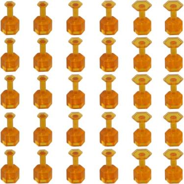 Imagem de OMYZERO Abas para extrator de amassados de 3 tamanhos, 30 peças de abas de remoção de amassados de carroceria, ferramenta de reparo de amassados sem pintura, abas de cola com ventosa de gelo para