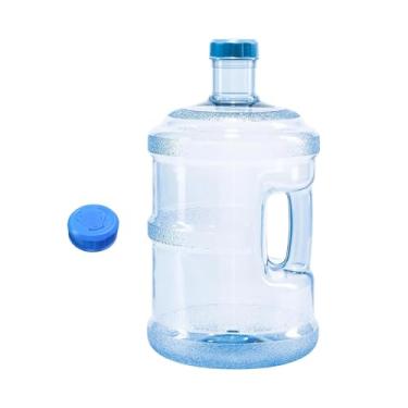 Imagem de harayaa Garrafa dispensadora de água, recipiente para armazenamento de água com alça, balde transparente de grande capacidade, jarra para, cozinha, 20.5 Cm X 20.5 Cm X