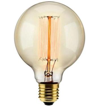 Imagem de Lâmpada Retrô Decorativa Vintage Thomas Edison G95 Filamento 127V ou 2