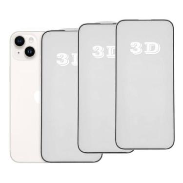 Imagem de Kit 3x Películas de Vidro 3d Anti Impacto Para iPhone Todos Modelos - 