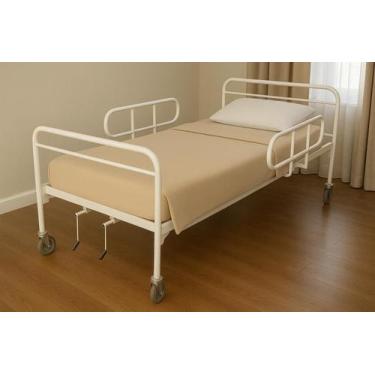 Imagem de Cama Hospitalar Manual 5 Posições com Colchão Desidade 28 - VCHEFFER