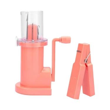 Imagem de Sclmgo Tricotador, Ferramenta de Tecelagem, Tricotador de Corda, Pequeno, Máquina de Tricô Manual, Tecelagem Manual para Artesanato de Pulseiras, Projeto Faç, Rosa