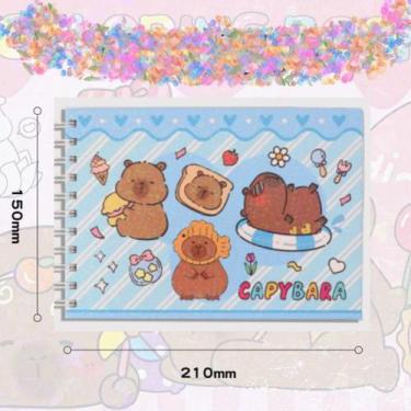 Imagem de Caderno de Colorir Capa Dura Holográfica A5 Coloring Book Estilo Bobbi