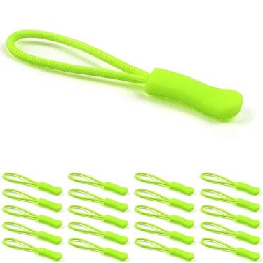 Imagem de Red Snail 20Pcs Zipper Pull- Substituição de Zipper Pull, Puxadores de Zíper Fluorescentes, Auxiliar de Puxador de Zíper Brilhante, Kit de Reparo de Zíper, Aba de Puxadores de Zípe ()