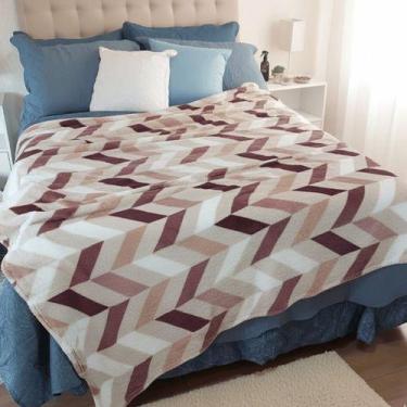 Imagem de Cobertor Manta Microfibra Casal Grossa Para Cobrir E Decorar - ISHOPPI