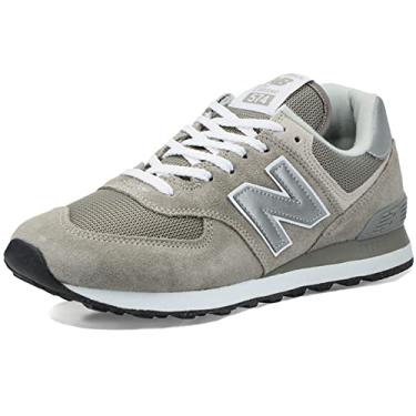 Imagem de New Balance Tênis masculino 574 Core, Cinza/branco, 15