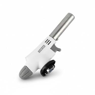 Imagem de Maçarico Culinário Profissional Para Cozinha C/Regulagem Com Acendedor Automático, Sistema Ignição, Controle De Intensidade De Chama, Formato Anatômico, Compacto