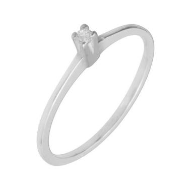 Imagem de Anel Prata Solitário com Zircônia Branca 1.75mm - Convex, 25