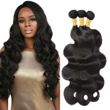 Imagem de Pacotes de cabelo Poirewa Body Wave 10A Brazilian Virgin 50g - Poirews