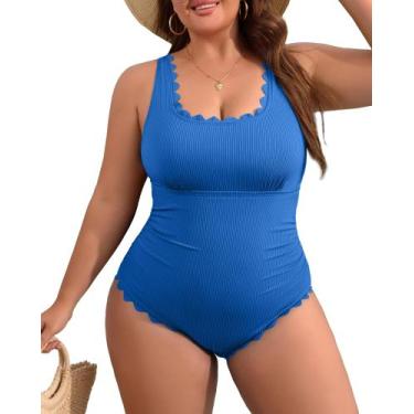 Imagem de Roupa de banho Charmo Plus Size Tummy Control One Piece para mulher