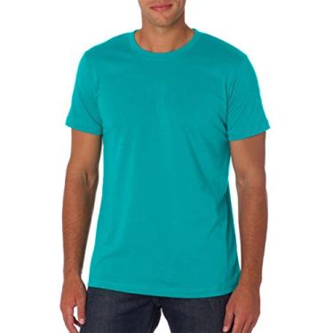 Imagem de Camiseta Bella + Canvas unissex Heather CVC (3001CVC), Teal, X-Large