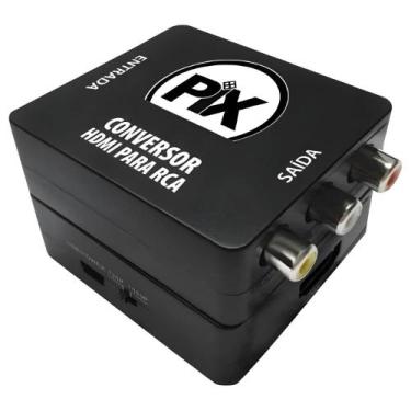 Imagem de Conversor HDMI Para RCA Preto Pix