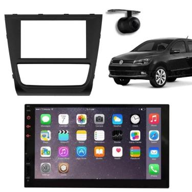 Imagem de Central Multimídia 2 Din Mp5 Gol G6 Câmera Moldura Tela Pt